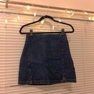 Brandy Melville High-Waist Cara Denim Skirt